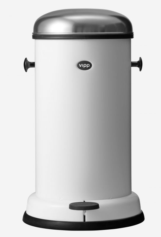 Treteimer 14L / WEISS Vipp EINZELSTÜCK